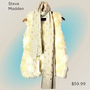 Steve‎ Madden Faux Fur Vest Size S